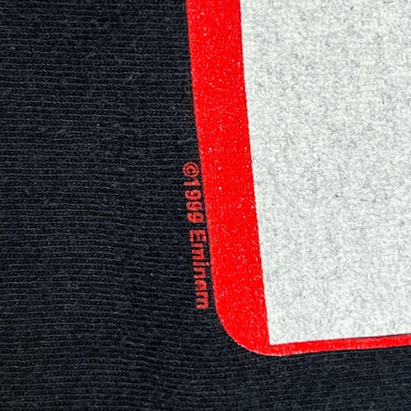 Vintage 1999 Eminem Hello My name is T-Shirt XL 90s Hip Hop Rap Slim Shady - Picture 6 of 12